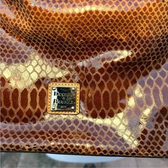 DOONEY & BOURKE - Brown Snakeskin Purse - Picture 2 of 9
